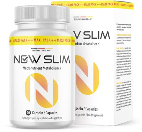NOW SLIM Macronutrient Metabolism N gélules - avec des ingrédients naturels - pour hommes & femmes - 90 gélules par boîte - 1x