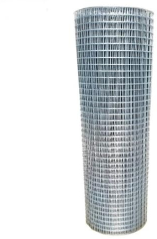 UGLYAF 1x1 Metro, Rotolo di Rete Metallica Saldata in Acciaio Inox SS304 con Foro da 6 Mm, Mai Arrugginita, for Bordatura, Recinzione for Piante, Giardino, Balcone, Gabbia for Conigli(6x6mm 0.5mm)