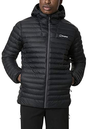Berghaus Men's Vaskye Synthetic Insulated Jacket | Extra Warm | Durable Coat | Lightweight Design | Puffer Jacket, Black/Black, L