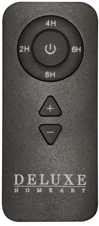 Deluxe Homeart Fernbedienung für Innen- und Außenbereich, flammenlose LED-Kerzen mit Timer-Option