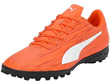 PUMA Rapido III TT, Chaussures de Football pour Homme, Orange, 46 EU