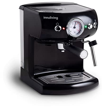 Innoliving Macchina da Caffè Espresso 4 in 1 INN-789 Multistandard, Compatibile con Capsule Nespresso, Dolce Gusto, Cialde ESE e Caffè Macinato, Pompa 20 Bar, Serbatoio Estraibile 600 ml