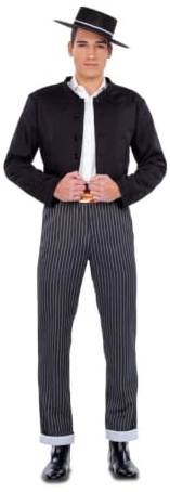 My Other Me - Disfraz Andaluz hombre talla S adulto en negro