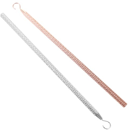 FRCOLOR Strumento per Braccialetti Portatile 2 Pezzi in Metallo, Aiutante per Gioielli da Indossare da Soli, Accessorio Compatto per Chiusure Bracciale, per Uso Quotidiano e Regali