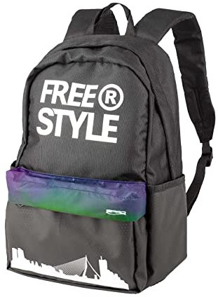 Spro Freestyle Classic Backpack Aurora 27x42x13cm - Angelrucksack für Spinnangler, Rucksack zum Street Fishing, Tackletasche