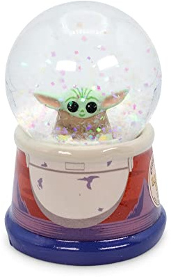 Star Wars: The Mandalorian The Child Hover Pod upplyst mini snöglobe, blå, en storlek