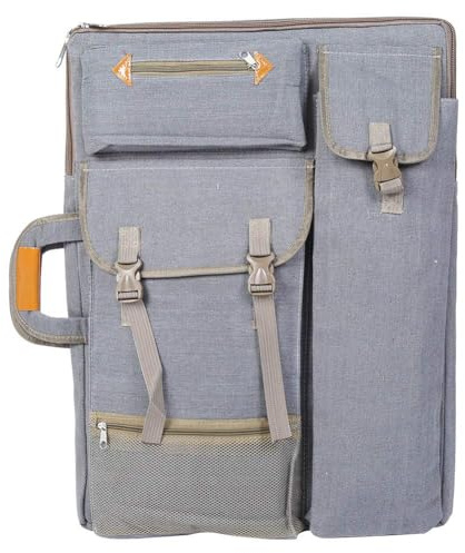 Sac à Dos pour Planche à Dessin, Sac de Planche à Dessin Multifonctionnel Sac de Transport D'art étanche Grand Sac D'art pour Dessin Artiste portefeuille d'art 4K étanche