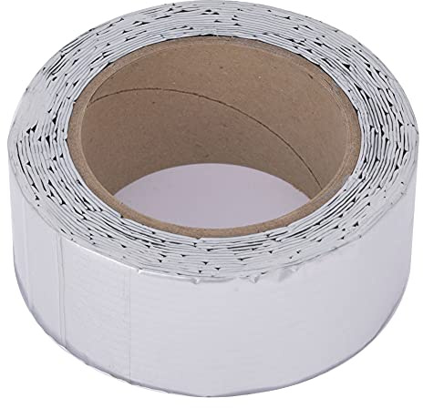 NDNCZDHC 5x500cm Waterproof Tape Aluminium Foil Adhesive Tape Leak Repair Tape for Roof, Exterior Wall, Window Sills (Plaid Aluminium Foil)