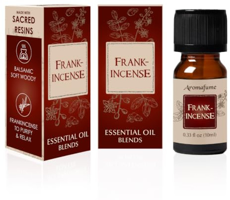Frankincense Resin Essential Oil Diffuser Blend 30ml by Aromafume | Boswellia Carterii & Boswellia Serrata Extract Blended | Native to East Africa & India | Calms & Relaxes | Charged with Pure Resins