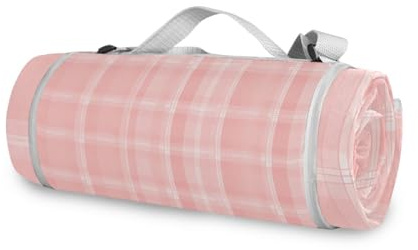 famyily Tappetino da gioco rotondo per esterni, adatto a 2 adulti, accessori estivi, grande coperta portatile per tappetino da spiaggia o feste in campeggio all'aperto in famiglia, 147,3 cm (plaid