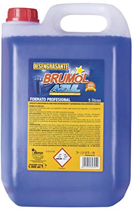 Brumol Desengrasante Azul - Paquete de 3 x 5000 ml - Total: 15000 ml