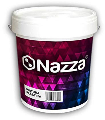 Nazza Pintura Acrílica Antimoho PREMIUM AMH - Exteriores e Interiores - Color Blanco Nieve, 4 Litros