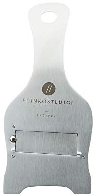Feinkost Luigi - Edelstahl Trüffelhobel mit glatter Klinge