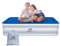 cakitte Colchón Hinchable 190 x 99 x 46 cm, Colchón Hinchable Matrimonio Colchon Inflable con Bomba Integrada para el hogar, Viajes y Camping, Peso máximo:300Kg (Azul, Sencillo)
