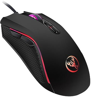 DOITOOL Ratón Luminoso para dpi Ajustable Ratón para Ordenador para Uso Casa o Competitivos