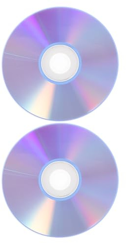 FESTFENDS CD-r Grabable 2 Piezas, Discos Vírgenes para Audio y Música, DVD/CD de Alta Capacidad Compatible Varios Dispositivos para Almacenamiento y Grabación Segura de Datos