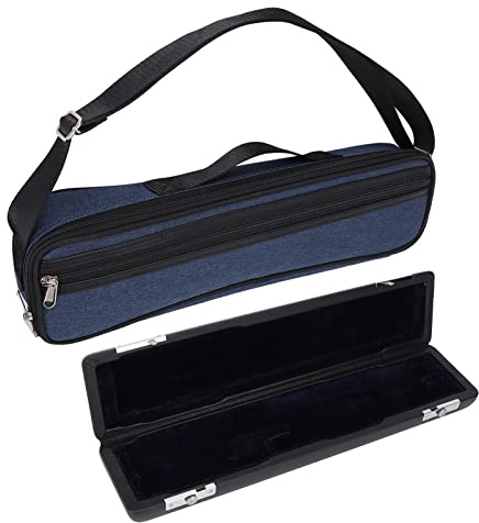 Picysa Borsa per Flauto Portatile per Musicisti Set di Borse per Flauto a 17 Fori in Pelle PU Leggera in Tessuto Oxford 1 X unità