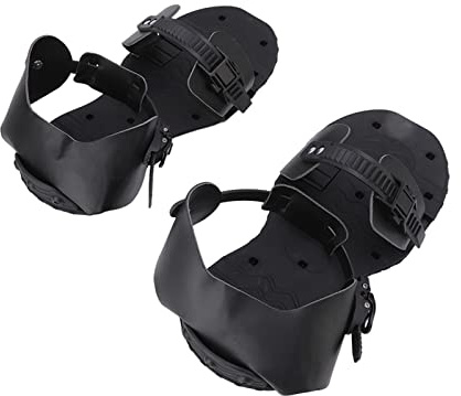 Ejoyous Sandalias con Pinchos para Jardín, Zapatos Aireadores de Césped de PU, Aireadores Manuales de Césped de 12 Pulgadas con Hebilla a Presión, Herramienta Antideslizante para Aflojar el Suelo para