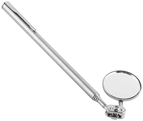 Specchietto Telescopico Estensibile Professionale 30mm 50mm con Giunto Sferico 360° per Ispezione Auto Casa Meccanica Materiale Acciaio Inossidabile Vetro Lunghezza 600mm