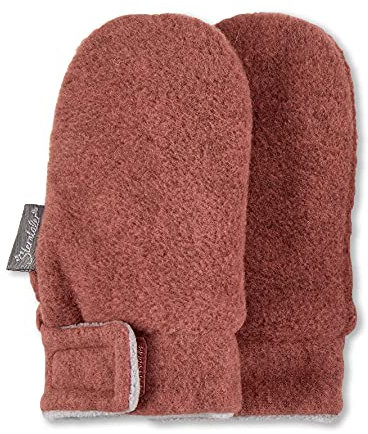 Sterntaler Microfleece-Fäustel für Kleinkinder, Alter: 12 - 18 Monate, Größe: 1, Hellrot melange