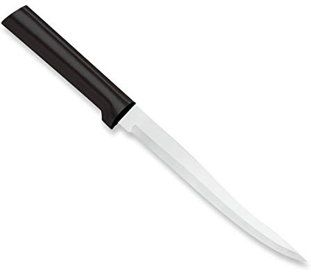 Rada Cutlery Carver Boning Knife (W208), 6.63 Stainless Steel Blade, Black Handle, Pack of 2