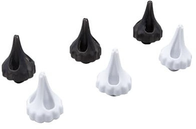 Wush Ersatzspitzen 6er Set - Zubehör für Wush Ohrenreiniger - weiche & flexible Ersatz Spitzen - Ohrenschmalz Entferner