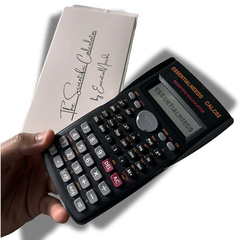 EssentialNeeds® Original Scientific Calculator For Secondary School - Back To School GSCE & A Level Maths Calculator - Powerful & Reliable First-In-Class 240-function Calculator (With Battery)