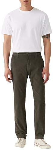 Levi's Pantalon Chino STD II XX pour Homme, Olive Noire, 31W / 32L