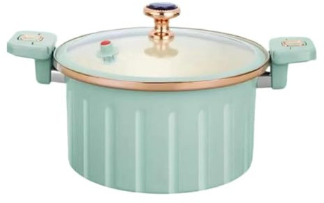 LSNNMU Cacerola Olla de micropresión de 10L, Utensilios de Cocina multifuncionales con Tapa, Olla for estofado a presión, Olla de cocción Lenta for Fideos, Sopa de Pollo