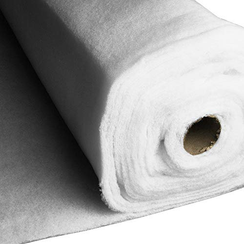 Watte/Volumenvlies - 100 gr/m² - 210 cm Überbreite -Flammenhemmend BS 5852, T2- Stoff Meterware - 100% Polyester
