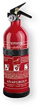 ANAFGROUP ESTINTORE POLVERE ABC OMOLOGATA EN3 GS 1KG. Cilindro in alluminio