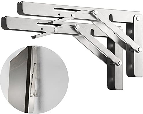 Razorri Comodo Folding Console Heavy Duty, Edelstahl, 250mm (10'')