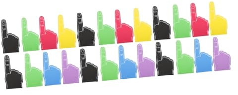 Toddmomy Geräuschemacher 24 STK Eva Schaumparty Jubel Schäumt Riese Schaum Für Den Sport Schaumhand Große Schaumstoffhand Hand Pompon -Cheerleader Handschuhe Mini