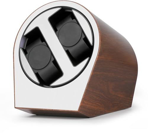 Driklux Watch Winder for Automatic Watches, Luxury Automatic Double Watch Winder for Rolex, Quiet Motor, Stainless Steel, Gift Box Packaging, Metallic