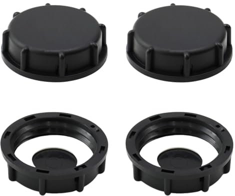Bouchon Cuve, Raccords Robinet Tuyau, Raccord Cuve, Convient pour Les Aquariums, Les Vannes à Seau, Les Barils de Pluie de Réservoir d'eau, L'irrigation de Jardin en Conteneur, 4 Pièces