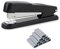 ACCOCO Heavy Duty Stapler with Box of 1,000 24/10mm Staples (50 Sheet Capacity) (Black)