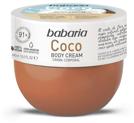Babaria Crema Corporal Hidratante Coco 400ml