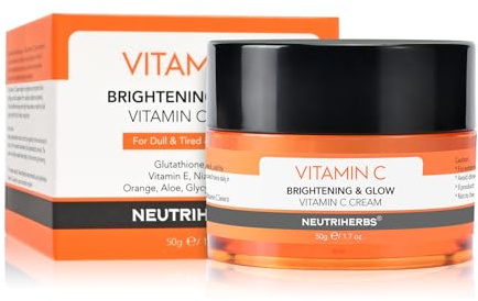 Neutriherbs Vitamin C Gesichtscreme Tages-, Nachtcreme Gesichtsfeuchtigkeitsspender Feuchtigkeitsspender Feuchtigkeitsspendende Weichmacher, Glättende Haut 1.7oz