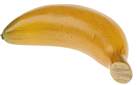 artplants.de Plastik Banane Braemar, gelb, 13cm - Künstliche Banane