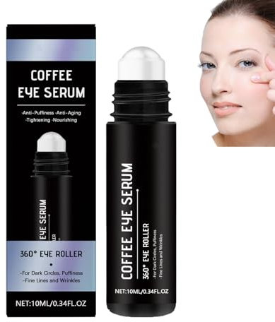 Siero anti-età per gli occhi al caffè, crema per gli occhi al caffè per occhiaie, gonfiore e linee sottili, lifting, rassodamento e luminosità della pelle, riduzione delle rughe per secchezza (1pcs)