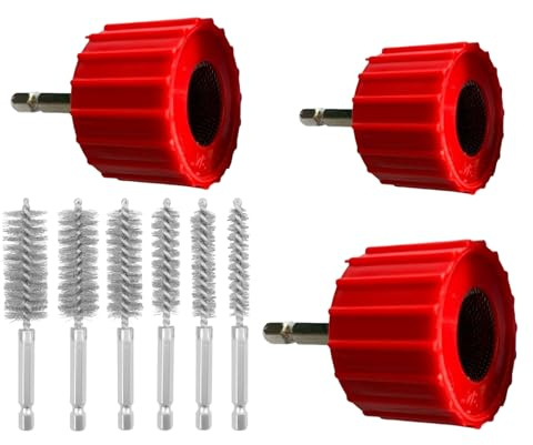 Nettoyeur de tuyaux en cuivre pour plomberie – Nettoyeur de tuyaux en cuivre Multifonction pour électricien, soudage, plomberie, Atelier, Garage, ménage, ébavurage Industriel