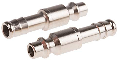 RS PRO Pneumatische Schnellsteckkupplung Messing, Schlauchkupplung, 8mm CEJN 310, Forster, Hansen 3000, ISO 6150 B, Packung a 5 Stück