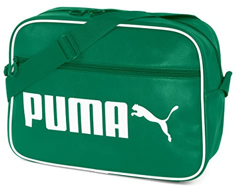 PUMA Unisex – Erwachsene Campus Reporter Messenger Bag Umhängetasche (green)