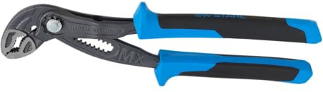 SW-Stahl Pinza per pompa dell'acqua 42935L, 240 mm, pinza per pompa dell'acqua regolabile con bottone automatico, pinza per pompa con protezione di serraggio e doppia dentatura, DIN ISO 8976, pinza