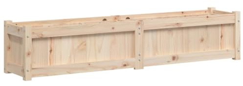vidaXL Odlingslåda 150x31x31 cm massivt furuträ, hög odlingslåda, odlingskruka, blomkrukor, höga odlingslådor, odlingskrukor, blomkruka, utomhuskruka