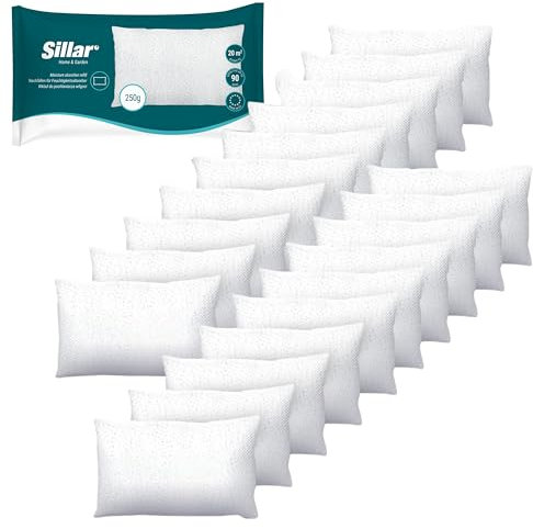 Sillar 20 Pièces Sachets de Granulés pour Déshumidificateur, Contrôle des Moisissures pour Pièces de 20 m² | Sachet Anti Humidité, Recharges Ultra-Absorbantes