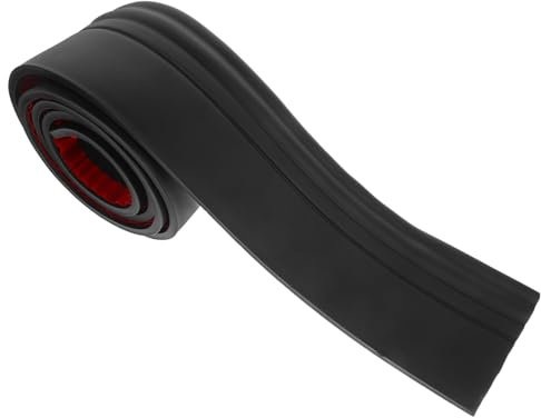WATIIFUFU Selbstklebende Fußleisten-bordüre Wandleiste Sockelleiste Schwarz 2 M Robust Und Abnehmbar Dekorative Leiste