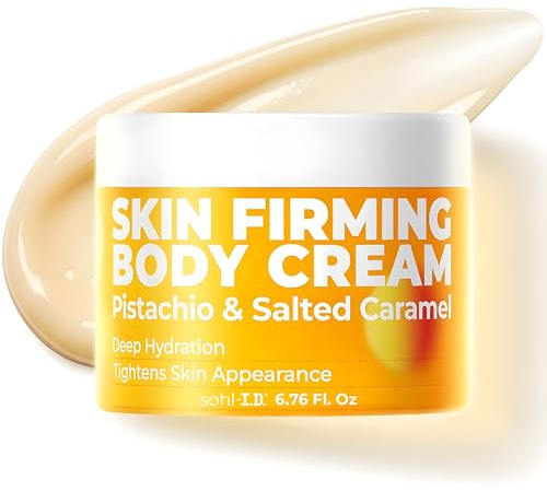 sohl-I.D. Skin Firming Body Cream, Hydrating Moisturizer with Brazil Nut Oil, Coconut Oil & Guaraná Extract, Improves the Look of Skin Firmness, Paraben & Sulfate-Free, Vegan-Friendly - 200ml