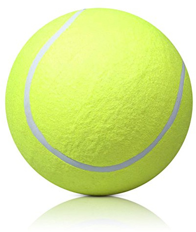 Gissroys hundtätning leksak husdjur valp tuggboll 9,5 för enorma tennisbollar hållbar för husdjur puphund hundar inomhus utomhus träningsbollar