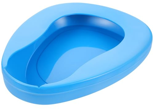 Homoyoyo Bacinilla para Pacientes Postrados Portátil Duradero Superficie Lisa Fácil Limpieza Diseño Compacto Ligero para Uso Hogar Hospital y Dormitorio
